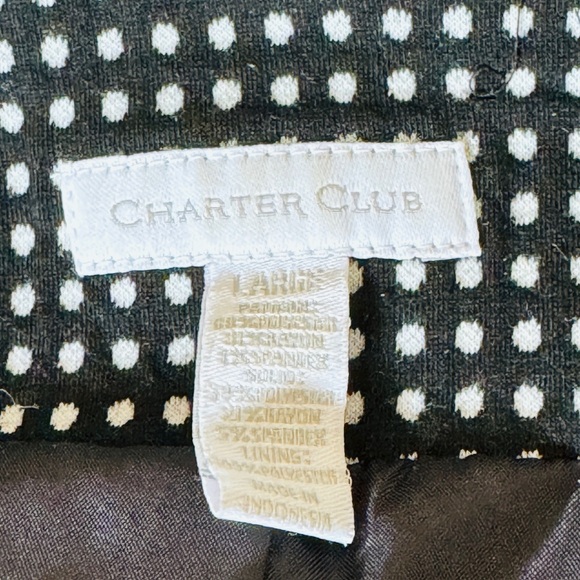 Charter Club Polka Dots Top & Skirt Set Size Large / 12 - Picture 8 of 8